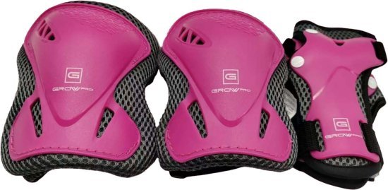 סט מגנים 3 חלקים מבית Grow - מידה S - צבע ורוד