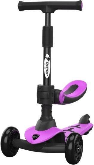 קורקינט מתקפל עם 3 גלגלים לילדים מבית Viper - סגול