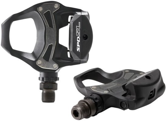 פדלים לאופני כביש Shimano PD-R550 SPD-SL - צבע שחור - מידה One Size