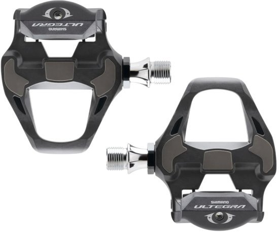 פדלים לאופני כביש Shimano Ultegra PD-R8000 SPD-SL - צבע שחור - ציר ארוך 4 מ''מ