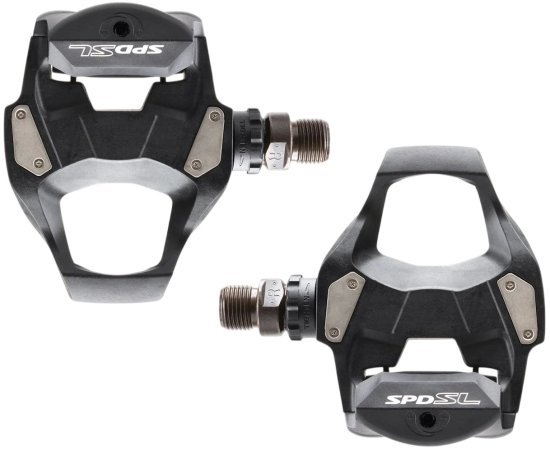 פדלים לאופני כביש Shimano PD-RS500 SPD-SL - צבע שחור - מידה One Size