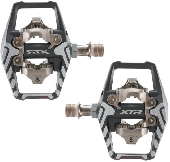 פדלים לאופני הרים Shimano XTR PD-M9120 SPD Trail - צבע שחור - מידה One Size