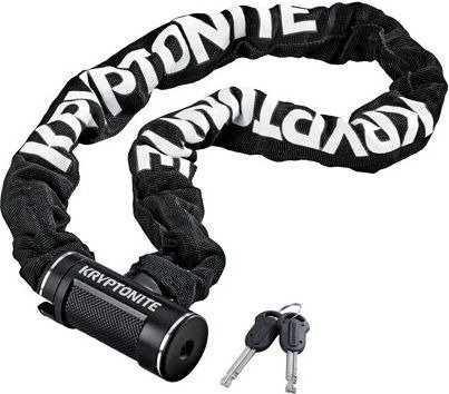 מנעול שרשרת Kryptonite Parkview לאופניים עם 2 מפתחות - באורך 91 ס''מ ועובי 8 מ''מ
