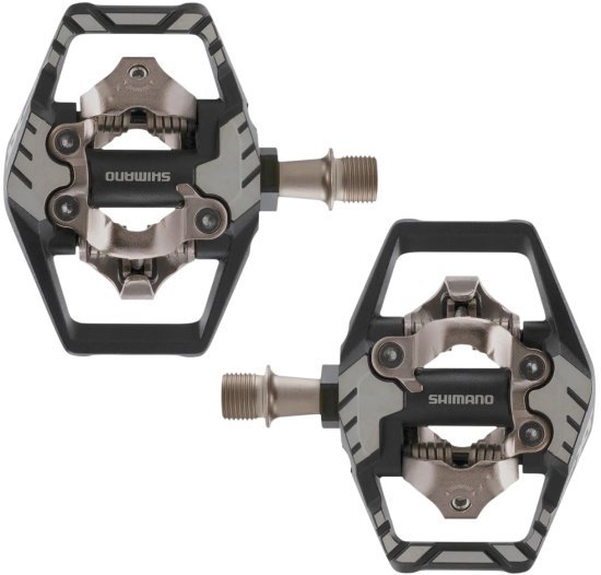 פדלים לאופני הרים Shimano DEORE XT PD-M8120 SPD Trail - צבע שחור - מידה One Size