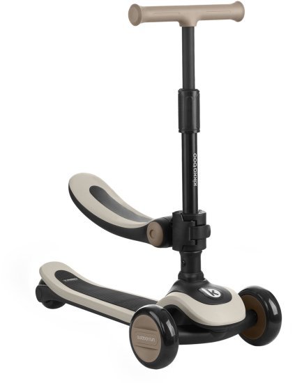 קורקינט 2 ב-1 Kikkaboo Treo - צבע בז'