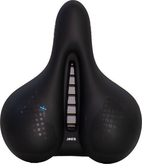 אוכף ריפוד ג'ל לאופני עיר ברוחב 230 מ''מ Joes Gummy Bear - צבע שחור