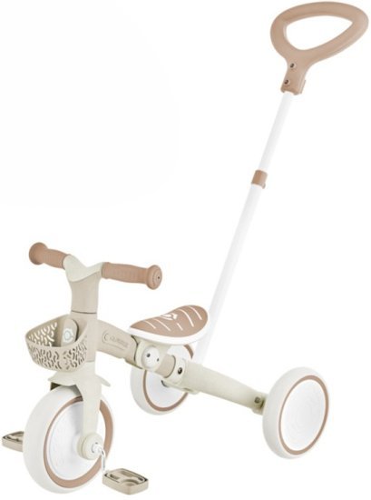 תלת אופן אקולוגי 3 ב-1 Globber Learning Trike 3in1 Plus Ecologic - צבע קוקוס