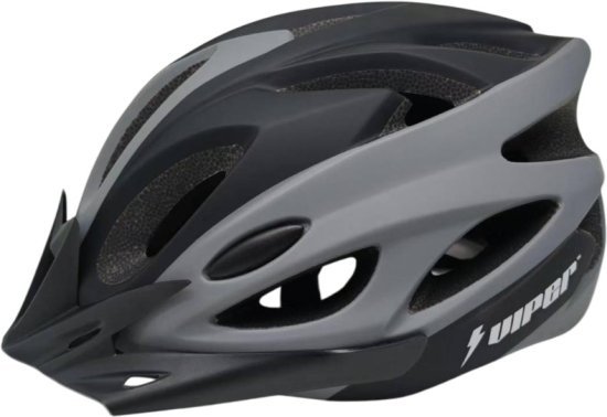 קסדה לילדים ניאון מבית VIPER - מידה M - צבע אפור