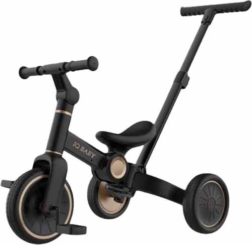 אופני איזון ותלת אופן 2 ב-1 מבית Anonima - צבע שחור