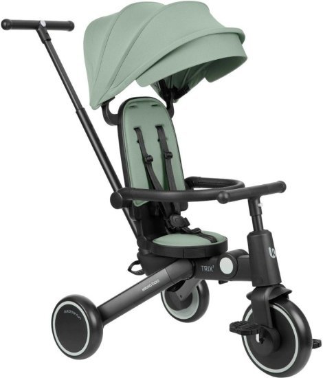 תלת אופן 8 ב-1 Kikkaboo Trix 2 - צבע ירוק מנטה