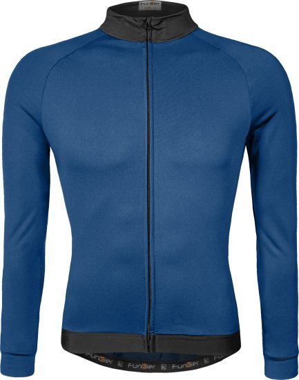 מציאון ועודפים - חולצת רכיבה חורפית לגברים Funkier Men Active J930-2-LW - מידה L צבע כחול