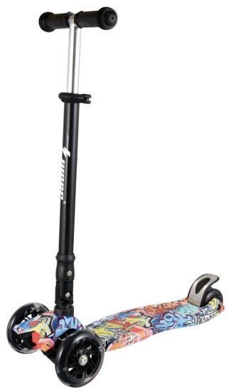 קורקינט עם 3 גלגלים לילדים Street מבית Viper - גרפיטי צבעוני
