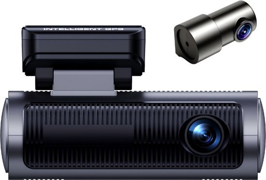 מצלמת דרך דו-ערוצית לרכב 2K / FHD עם פונקציית צפיה מרחוק VicoVation G5 - כולל כרטיס זיכרון 32GB וכרטיס סים