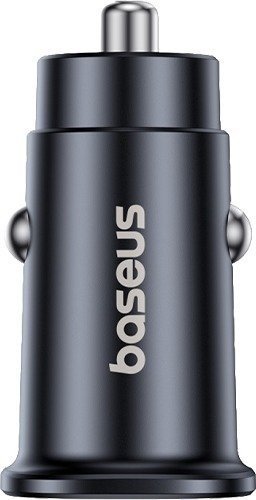 מטען מהיר עם חיבורי Type-C ו-USB-A לרכב Baseus GoTrip 30W