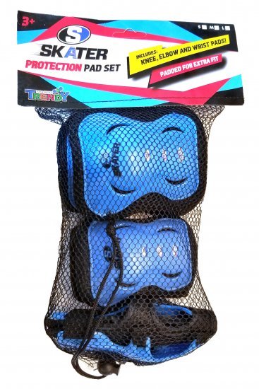 סט מגני מרפקים ,ידיים וברכיים Skater - מידה S - צבע כחול