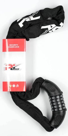 מנעול שרשרת באורך 1 מטר ועובי 6 מ''מ עם מנגנון פתיחה קוד RL Bicycle TY732