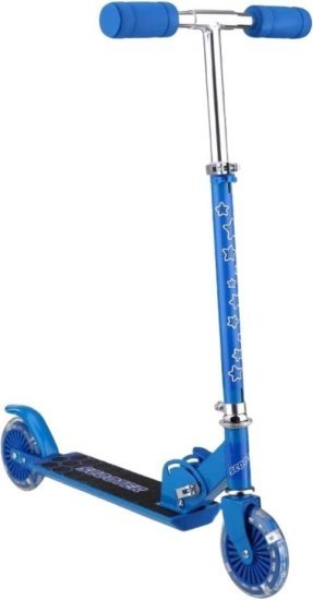 קורקינט אלומיניום מתקפל עם אורות כחול Luli Baby's