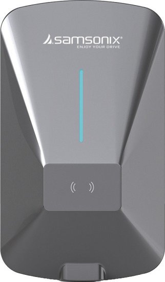 עמדת טעינה לרכב חשמלי 22KW עם כבל 7מ׳ Samsonix