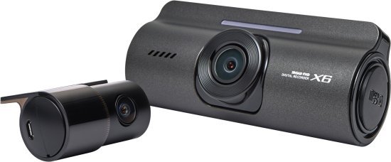 מצלמת דרך קדמית ואחורית FHD X6 IROAD
